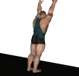 Calf Stretch - Hands Against Wall
